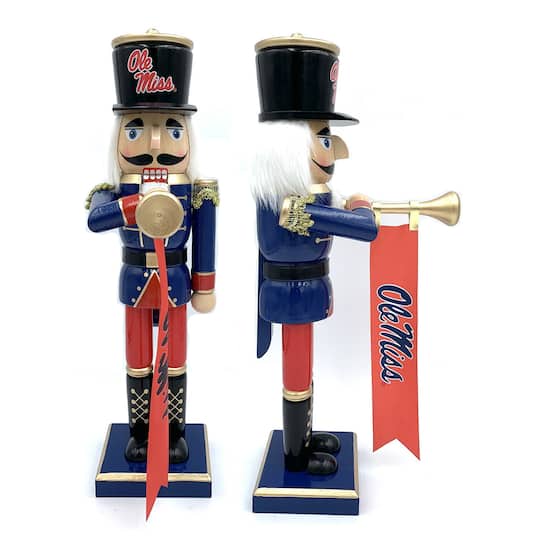 14" College Bugler Nutcracker By Santasworkshop in Mississippi | 14.25" x 4" x 6.5" | Michaels®